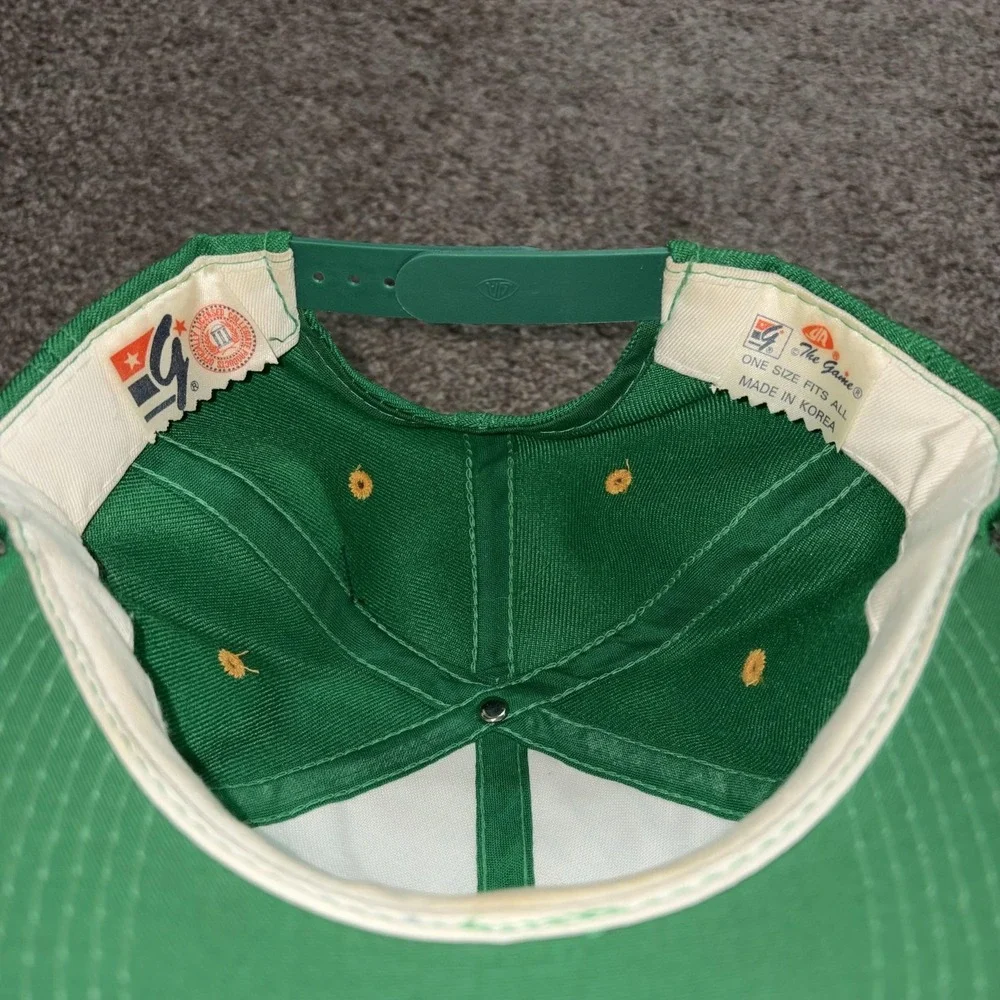 Vintage The Game Hat Cap Snap Back Oregon Ducks UO Mens One Size Green 90s - Picture 5 of 8